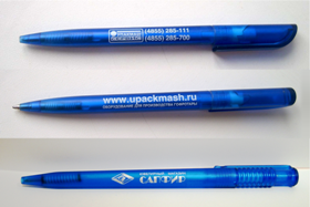 Печать логотипа на ручках